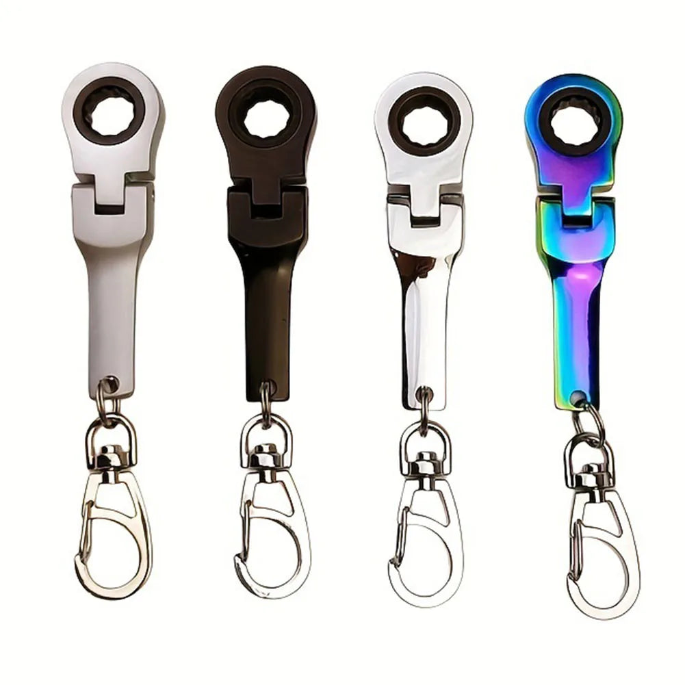 Mini 10mm Wrench Keychain Set for automotive repair and DIY - TorqueForge