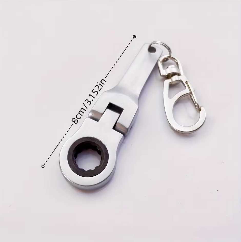 Mini 10mm Wrench Keychain Set for automotive repair and DIY - TorqueForge