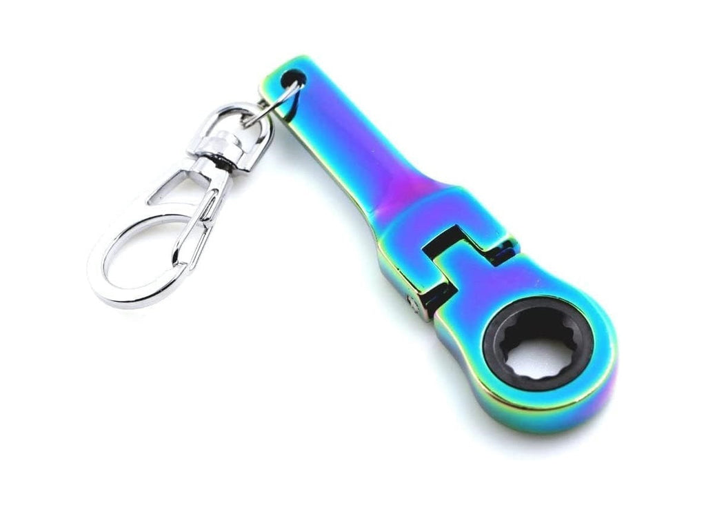 Mini 10mm Wrench Keychain Set for automotive repair and DIY - TorqueForge