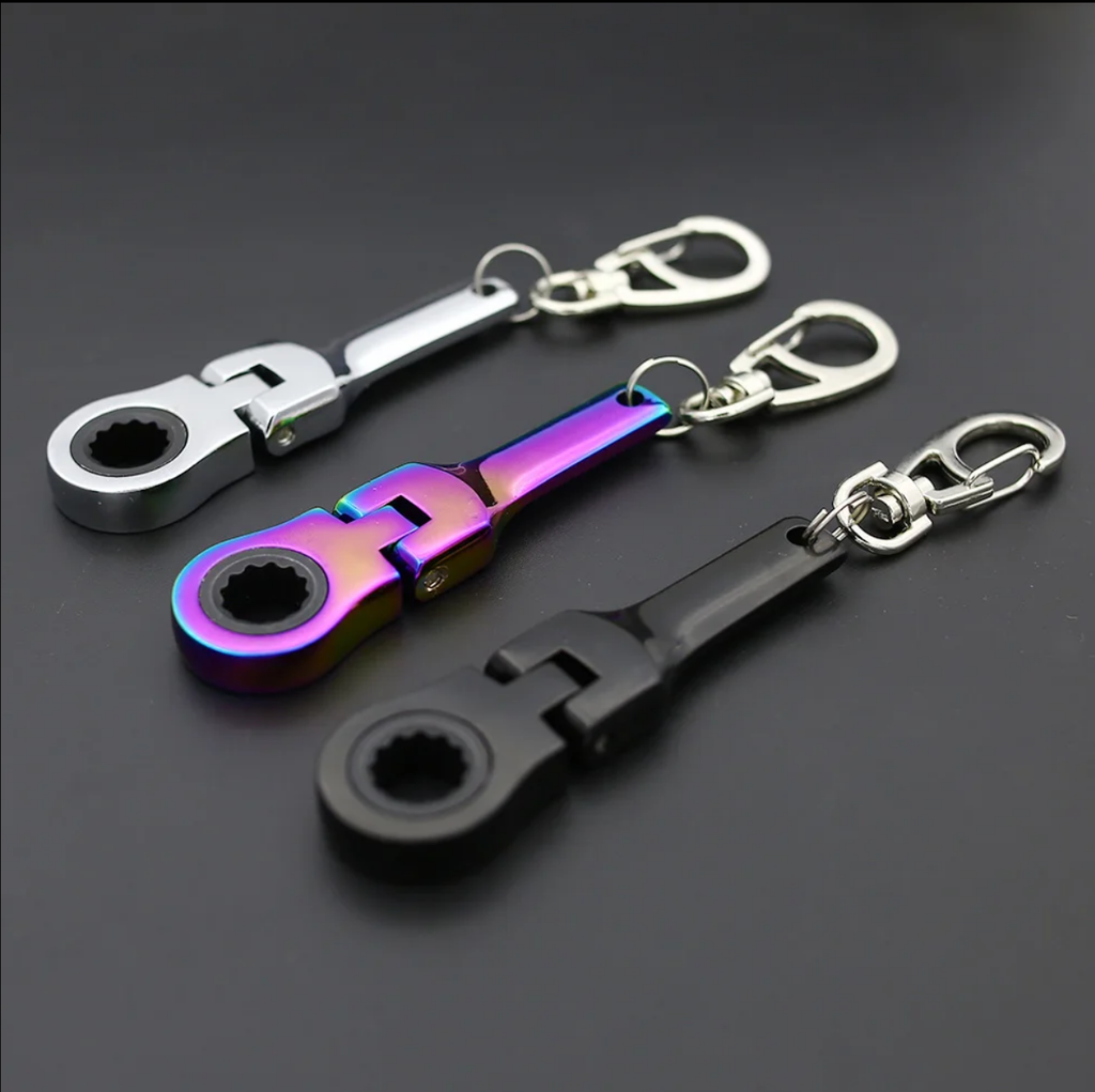 Mini 10mm Wrench Keychain Set for automotive repair and DIY - TorqueForge