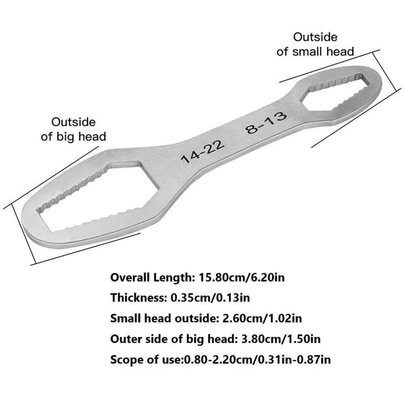 AutoGrip Universal Torx Wrench for automotive repair and DIY - TorqueForge