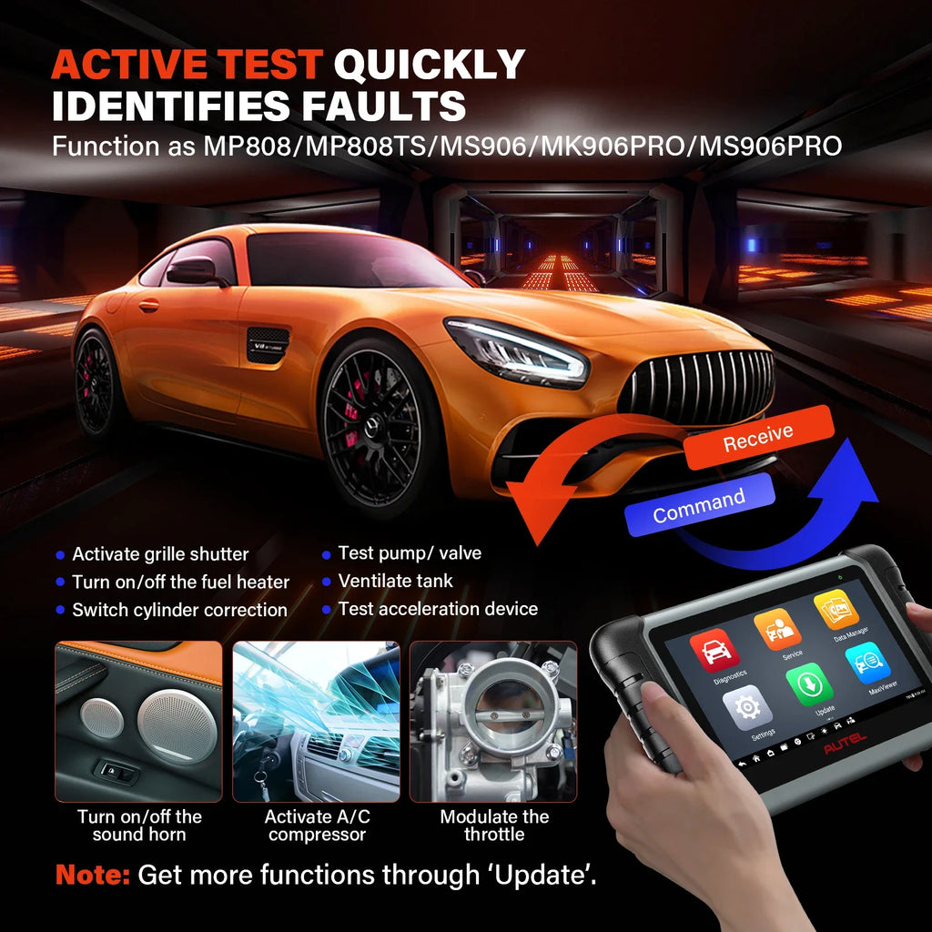 Autel MaxiCOM MK808KBT Pro Diagnostic Scan Tool - All Systems