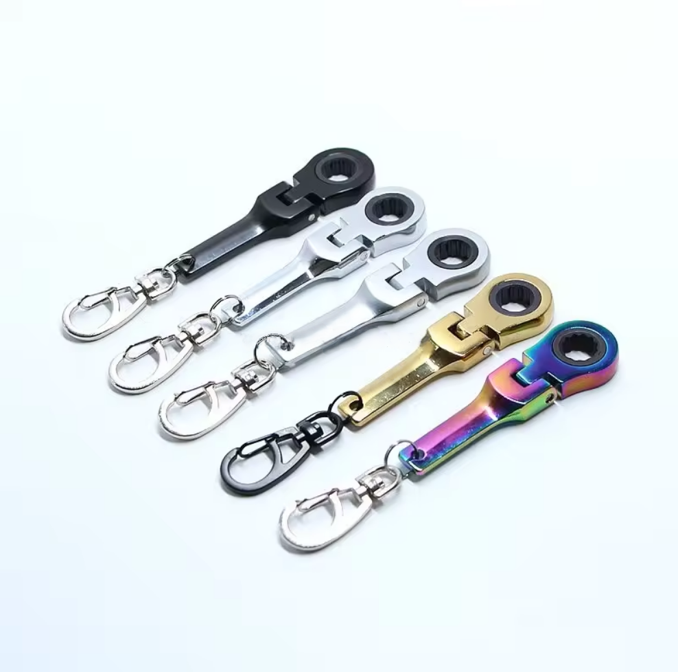 Mini 10mm Wrench Keychain Set for automotive repair and DIY - TorqueForge