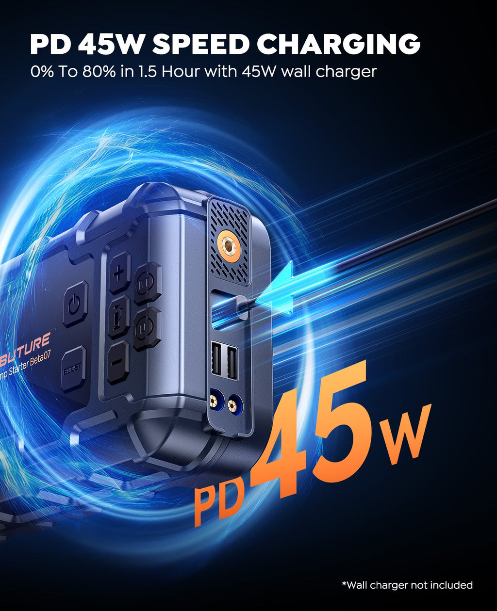 【Top-Rated】Car Jump Starter 6000A丨160PSI Smart Inflating, PD45W Fast Charge