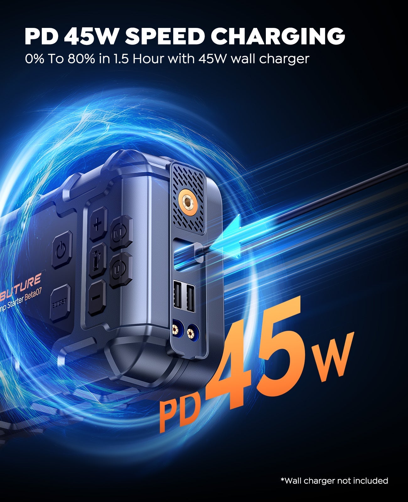 【Top-Rated】Car Jump Starter 6000A丨160PSI Smart Inflating, PD45W Fast Charge