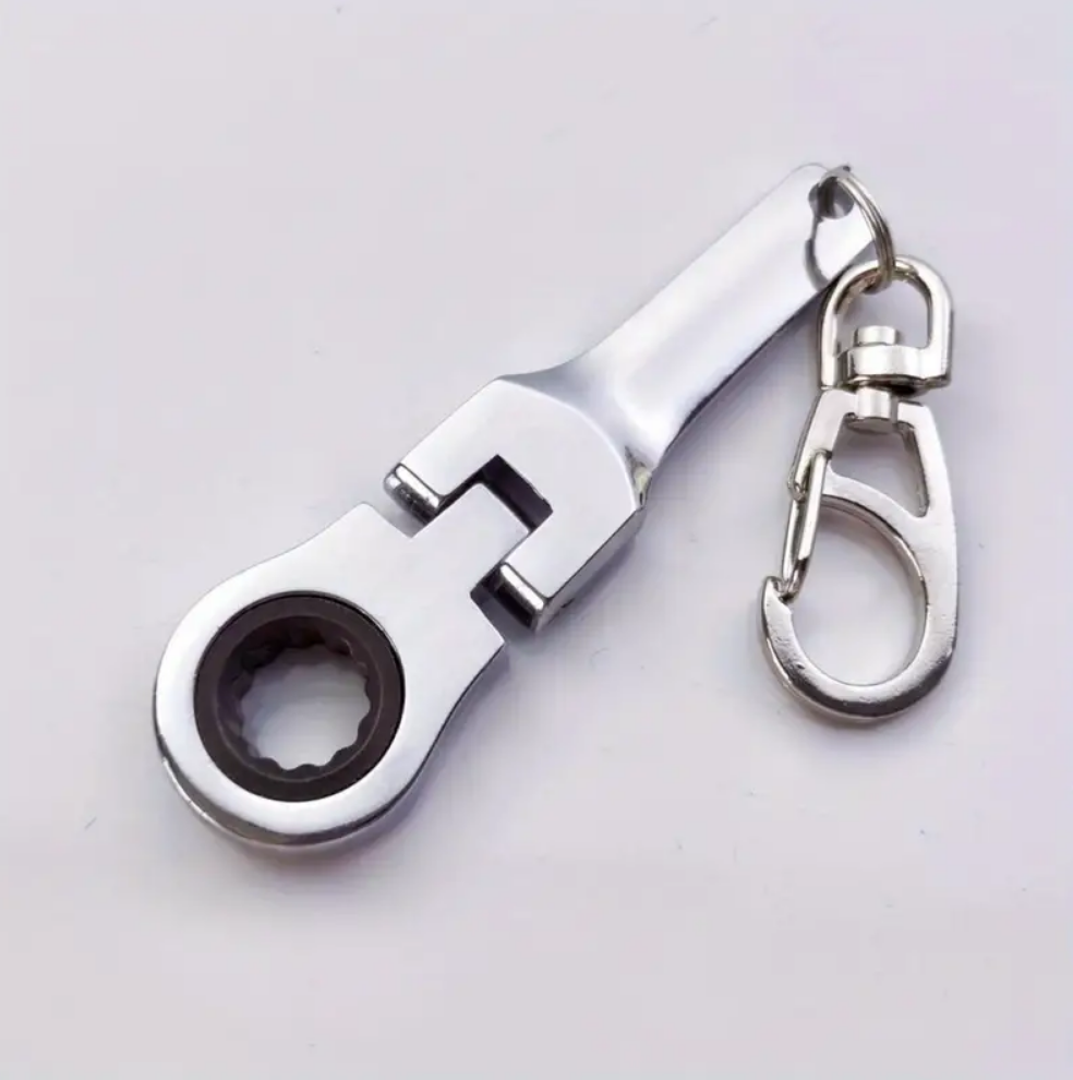 Mini 10mm Wrench Keychain Set for automotive repair and DIY - TorqueForge